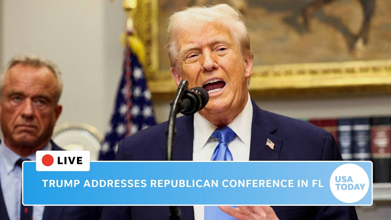 Live: Donald Trump to address Republicans at GOP conference in Doral, Florida