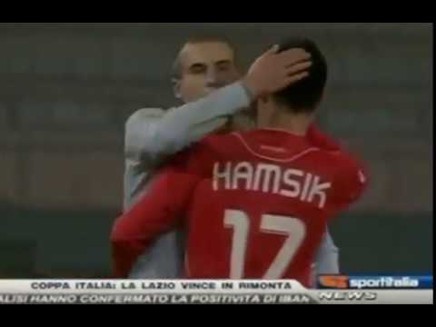 Lazio Napoli 2-1 Coppa Italia 2007-08, round of 16