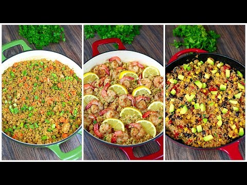3 Healthy One Pan Quinoa Recipes - Easy Quinoa Recipes