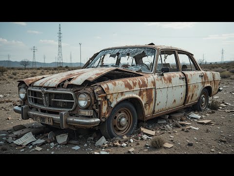 Volga GAZ 21 Miraculous Restoration From Rusty Wreck to Shining Gem