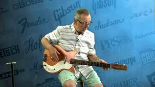Video thumbnail for Used Guitars Sale - 1962 Danelectro Shorthorn Bass 3412 Copper Lipstick Pickup by Lawman Guitars
