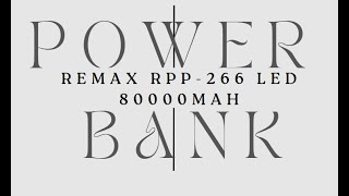REMAX Hunergy 80000mAh QC 22.5W LED White (RPP-266) купити в інтернет ...