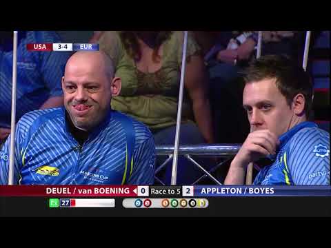 Corey Deuel/Shane van Boening vs Darren Appleton/Karl Boyes | 2015 Mosconi Cup