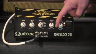 Video thumbnail for Quilter Tone Block 201 Compact Amplifier Head demo with Marshall 4x12 Cabinet by gearmanndude