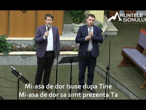 Cristi Boariu și Bogdan Fedur - Mi-așa de dor, Isuse după Tine