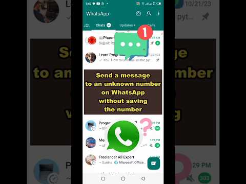 Send Message to Unknown Number on WhatsApp Without Saving Contact