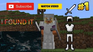 I Found Deep Dark Biom 🤯🤯☠️☠️ I Made All Armour And All Tools 😍😍 |Minecraft Pocket Edition Gameplay🤩