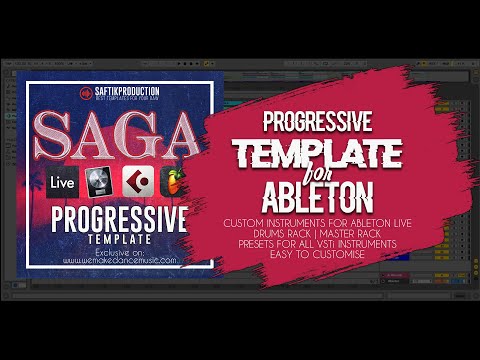 Saga - Progressive Template for Ableton Live, Logic ProX, FL Studio, Cubase