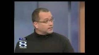 Jim Hughes on WTNH for live self defense demonstration