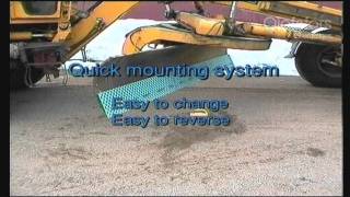 Установка адаптационных плит на грейдер, установка и смена ножей