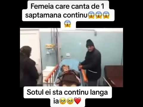 Femeia ce canta de 1 săptămâna fără oprire intr-un spital