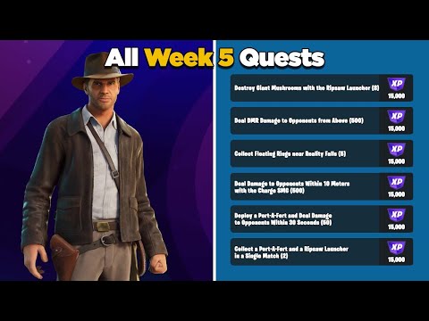 Fortnite All Week 5 Season Quests Guide - Chapter 3 Season 3