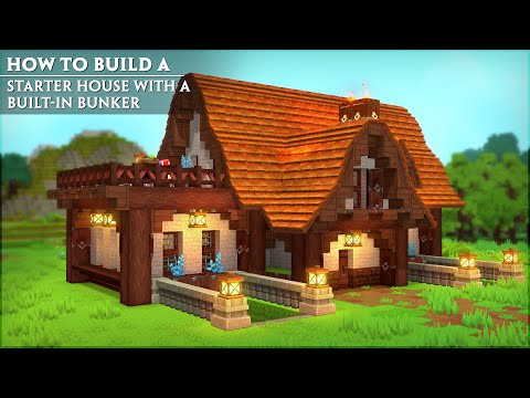 How to Build a Starter Base with a Built-in Bunker | Hytale Tutorial
