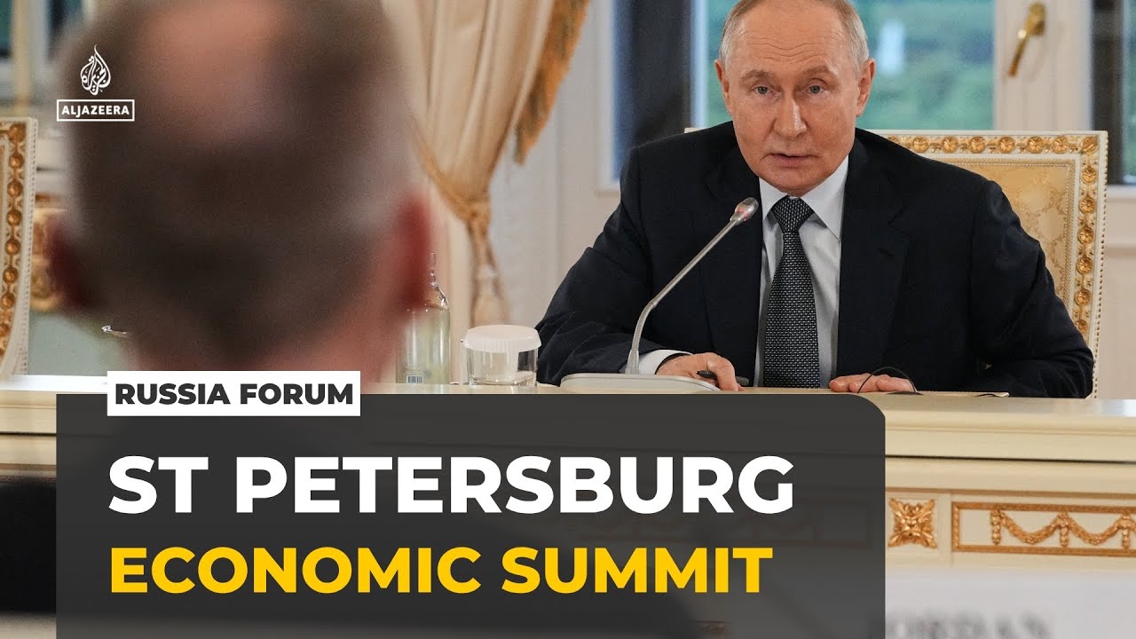 St Petersburg economic forum: Russia's Davos conference under way