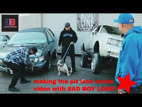 Pit lock Sadboy loko ft Listo . Bts footage of the music video filming with the blue line family