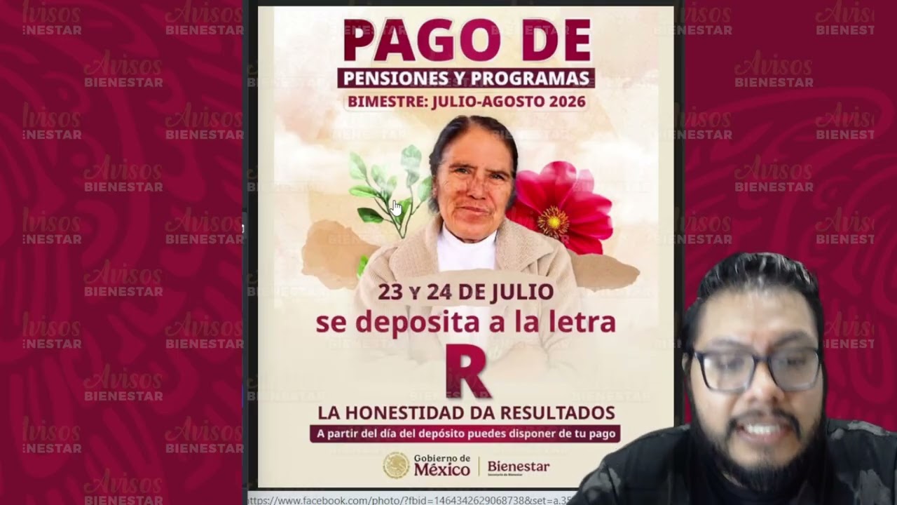 ¡A QUIEN LE TOCA PAGO! de programas y pensiones del bienestar, hoy 23 y 24 de julio adultos mayores