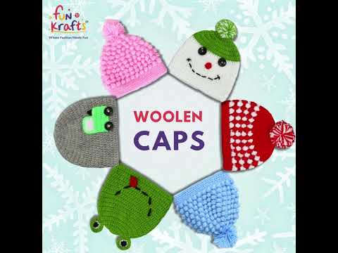 Woolen knitted handmade cap, winter wear