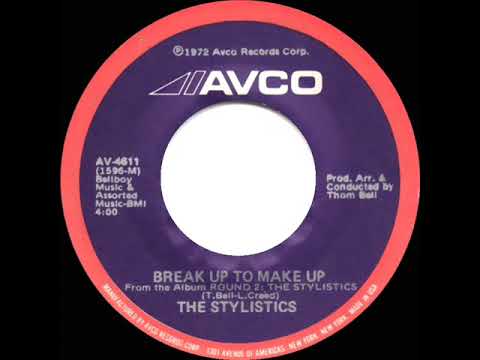 1973 HITS ARCHIVE: Break Up To Make Up - Stylistics (mono 45)