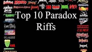 Paradox Top 10 Riffs