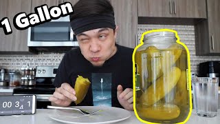 1 GALLON JAR of PICKLES CHALLENGE