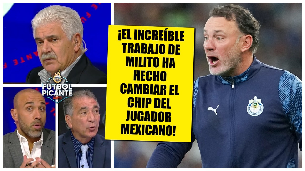 MILITO, TÉCNICO del torneo porque hizo creer de nuevo a los jugadores de CHIVAS | Futbol Picante