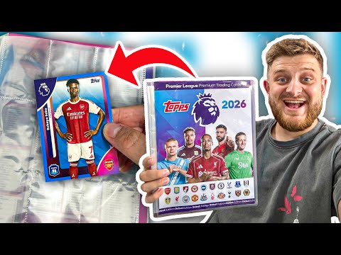 Cómo guardar tarjetas en la carpeta TOPPS PREMIER LEAGUE 2026 (¡Nueva colección!)