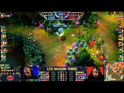 LCS NA W1D1 - Crumbzz kicks SV into Scarra (Crs vs Dig)