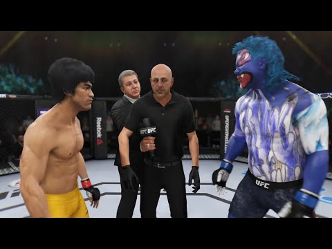 Bruce Lee vs. Sea Monster (EA sports UFC 3)