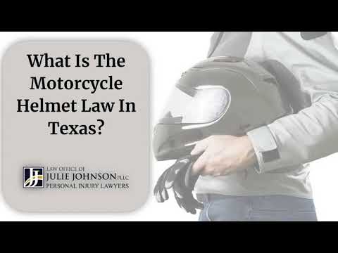 What Is The Motorcycle Helmet Law In Texas?