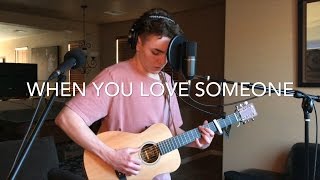 When You Love Someone - James TW (Acoustic Loop Pedal Cover)