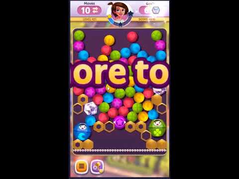 Diamond Diaries Saga Level 421 - NO BOOSTERS 💎 | SKILLGAMING ✔️