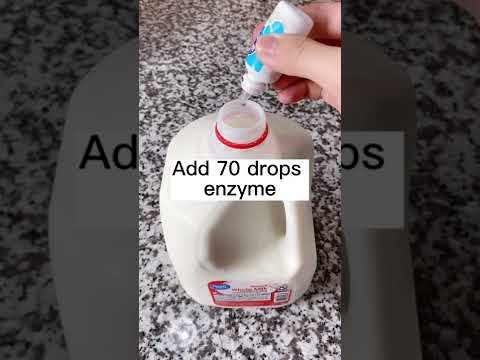 Make lactose free milk at home and save 5 dollars #lactosefree #lactoseintolerance #lactose #lactaid