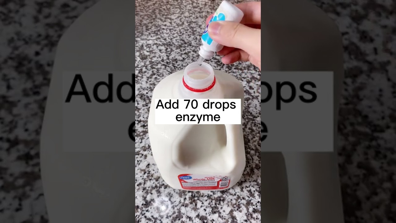 Make lactose free milk at home and save 5 dollars #lactosefree #lactoseintolerance #lactose #lactaid