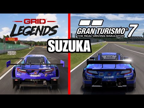 Gran Turismo 7 vs GRID Legends - Suzuka [4K 60FPS PS5 Gameplay]