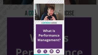 What is Performance Management? Explained in 60s #Shorts