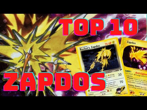 TOP 10 Most Expensive Zapdos Pokémon cards