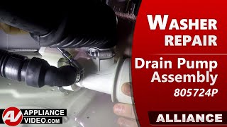 Washer Unit Not Draining: Drain Pump Assembly Repair