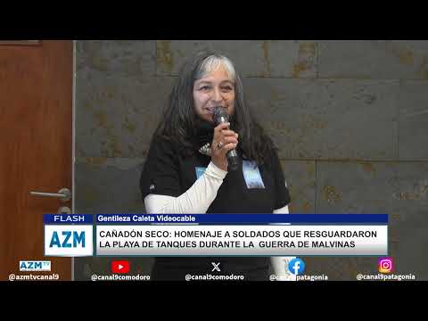 Cañadón Seco: homenaje a soldados que resguardaron la playa de tanques