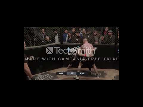 Ahmed "Scream" Edelbiev The Chechen gets beaten KNOCKOUT