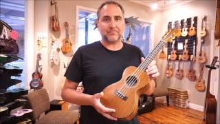 Video thumbnail for Ohana CK-28-5 Vintage Style Solid Mahogany 5 String Concert Ukulele - Demo by UKE Republic by Uke Republic