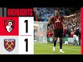 Solanke's fine finish cancels out Bowen in opening day draw | AFC Bournemouth 1-1 West Ham