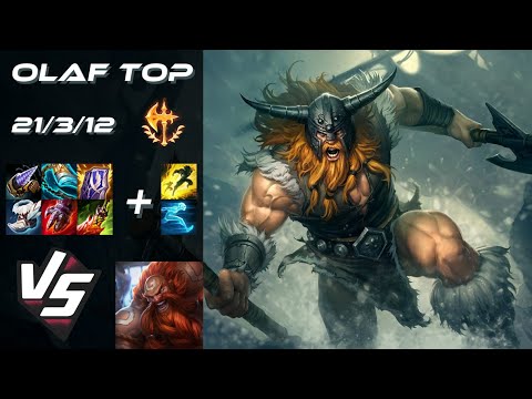 TOP Olaf vs Gragas - EU Challenger Patch 14.6