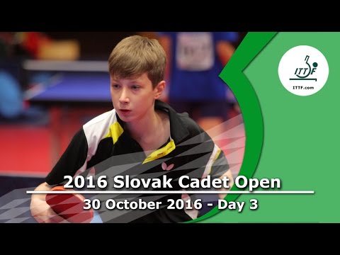 2016 ITTF Slovak Cadet Open - Day 3