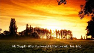 Nic Chagall - What You Need (Nic's In Love With Prog Mix)