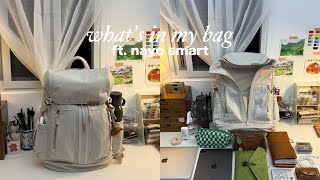 what's in my bag ft. nayo smart 🎒 backpack tour!