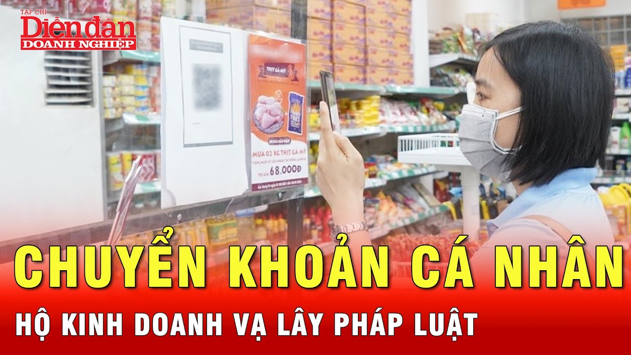 Hộ kinh doanh đối mặt với rủi ro gì nếu giao dịch tài khoản cá nhân