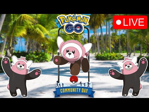 Live Stufful Community Day In Pokémon Go | ✨ Shiny  | 💯 Hundo