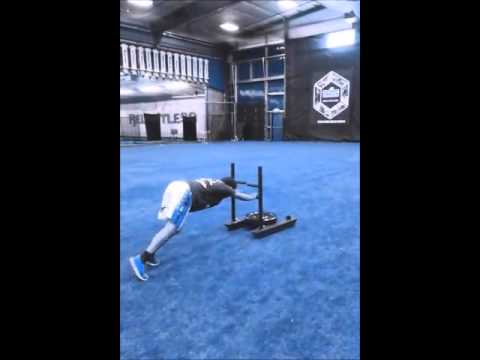 Unbreakable Aj Robb, 125 MMA fighter strength training at The Arena