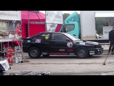 1000hp Audi S2 Coupe 2.2T 'Ljolik' 1/4 mile drag race