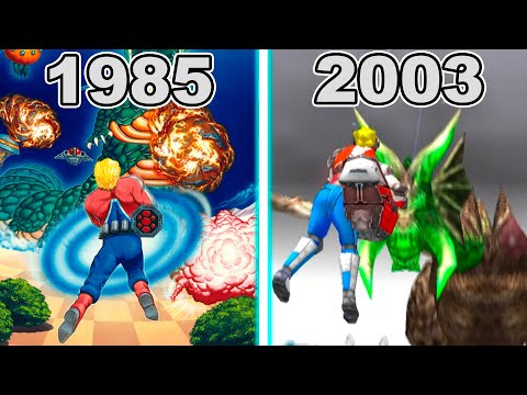 Space Harrier Game Evolution (1985 - 2003)